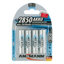 Ansmann 07522 Mignon AA - 4pz batterie ricaricabili NiMH/1,2V/2850mAh