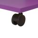 Tavolino 65x35 cm viola