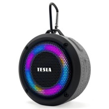 TESLA Electronics - LED RGB Autoparlante wireless 5W/1200 mAh/3,7V IPX7 grigio