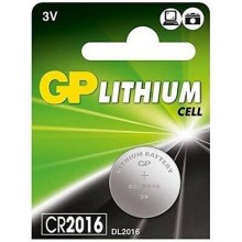 1 pz Batteria a bottone al litio CR2016 GP 3V/90mAh