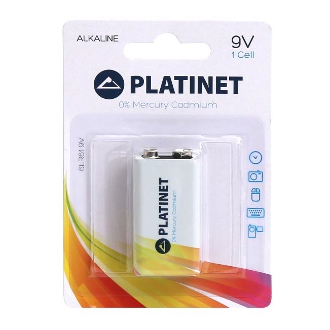 1 pz batteria alcalina 6LR61 PRO 9V