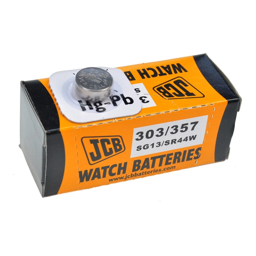 Duracell 303/357/76 - 3 Batterie A Bottone Ossido D'Argento 1.5V - Formato SR44