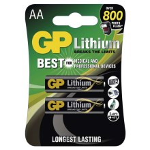 2 pz Batteria al litio AA GP LITHIUM 1,5V