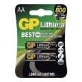 2 pz Batterie al litio AA GP LITHIUM 1,5V