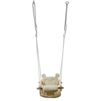 2Kids Toys - Altalena tessile per bambini color crema/faggio