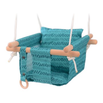 2Kids Toys - Altalena tessile per bambini turchese