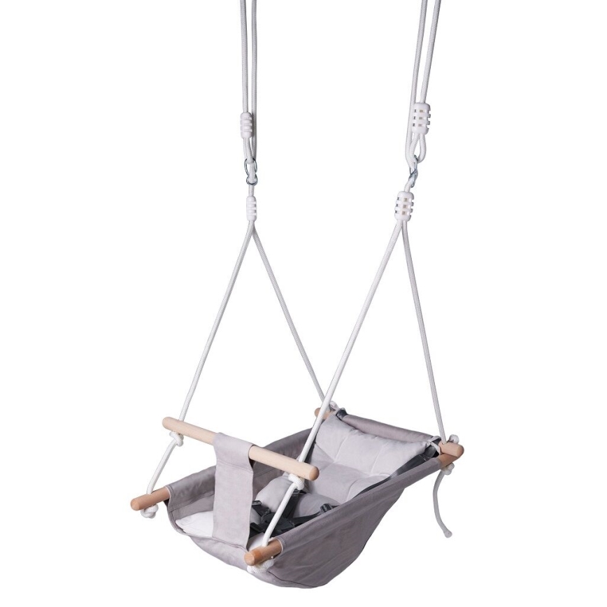 2Kids Toys - Altalena tessile per i più piccoli grigio