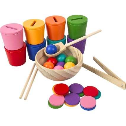 2Kids Toys - Biglie arcobaleno, monete e coppette in 8 colori