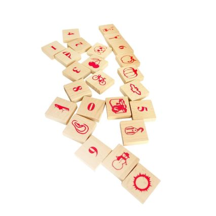 2Kids Toys - Blocchi di legno naturali, set da 220 pezzi