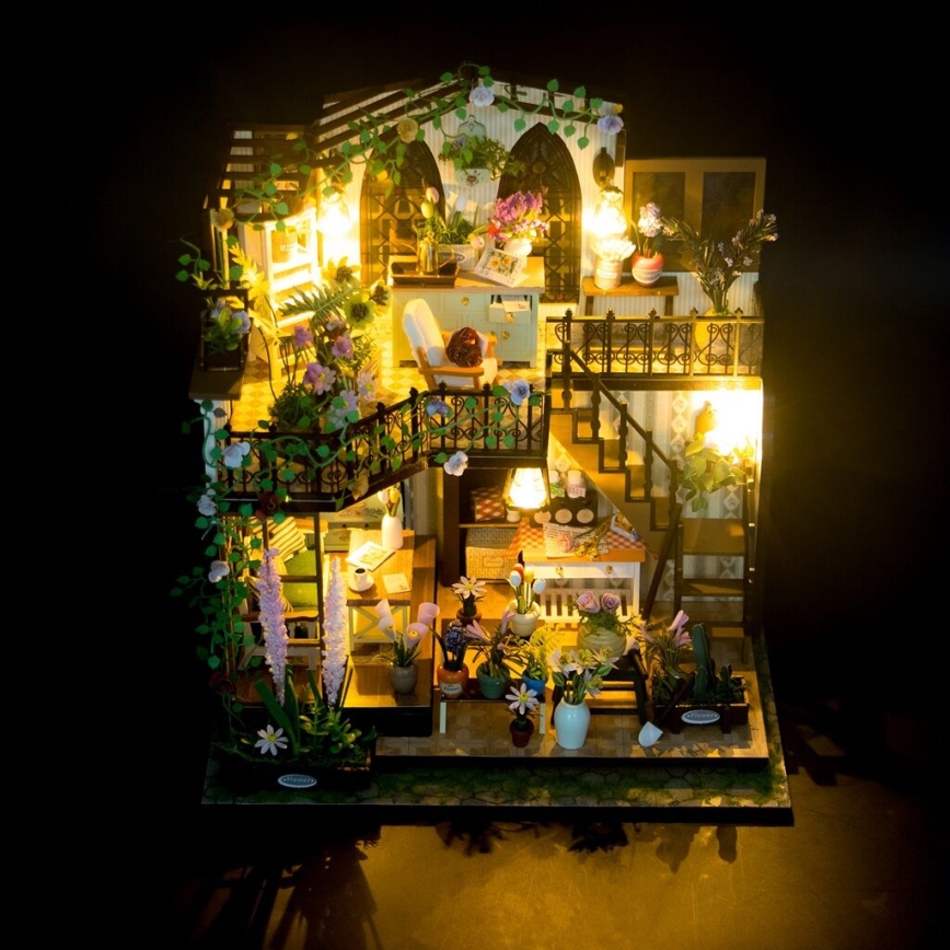 2Kids Toys - Casa in miniatura La serra di Darcy 2xAAA