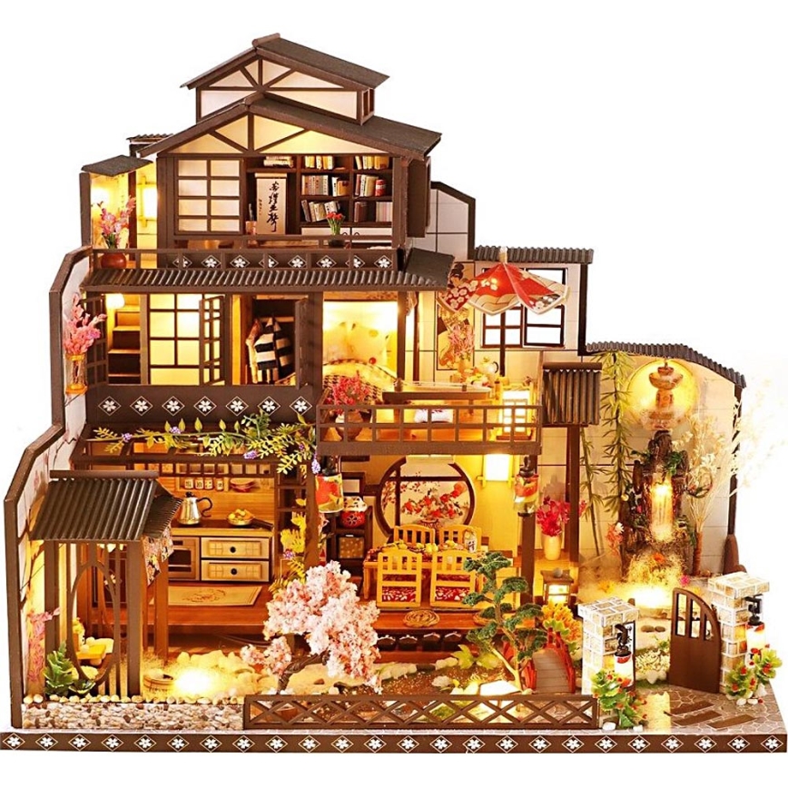 2Kids Toys - Casa in miniatura Villa Sakura di lusso 2xAAA