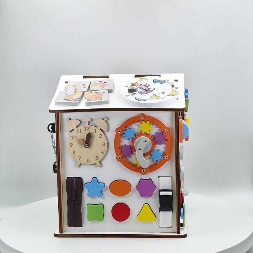 2Kids Toys - Casetta con pannello attività bianca