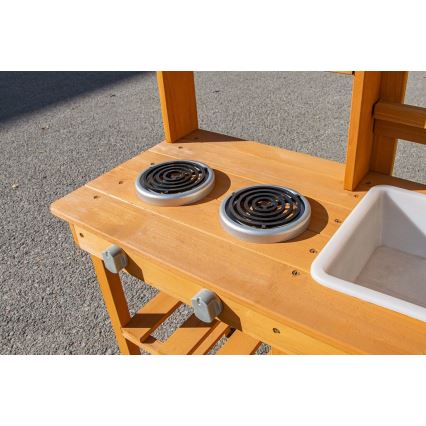 2Kids Toys - Cucina da giardino in legno con lavello