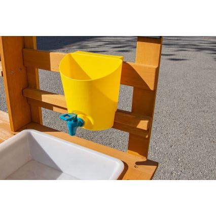 2Kids Toys - Cucina da giardino in legno con lavello