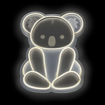 2Kids Toys - Decorazione da parete LED effetto neon LED/5W/USB koala