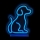 2Kids Toys - Decorazione da tavolo LED al neon LED/5W/USB cane