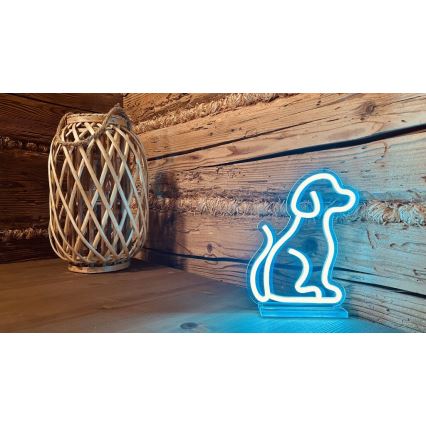 2Kids Toys - Decorazione da tavolo LED effetto neon LED/5W/USB - Cane