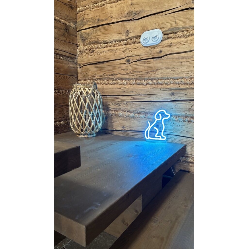 2Kids Toys - Decorazione da tavolo LED al neon LED/5W/USB cane