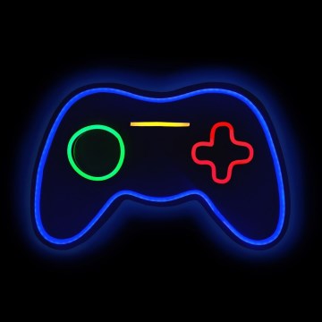 2Kids Toys - LED Decorazione murale al neon LED/5W/USB gamepad