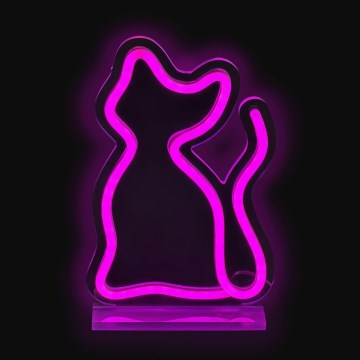 2Kids Toys - LED Neon tavolo decorazione LED/5W/USB gatta