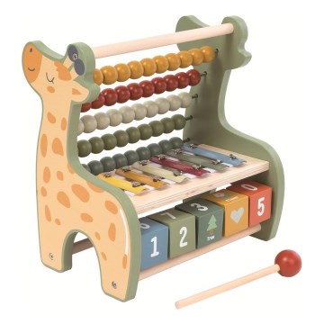 2Kids Toys - Legno multifunzione abaco Giraffa