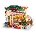 2Kids Toys - Miniatura della casetta Pasticceria di Natale 2xAAA