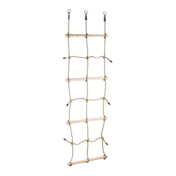 2Kids Toys - Rete da arrampicata con pioli di legno