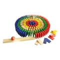 2Kids Toys - Set di 800 tessere di domino in legno colorato