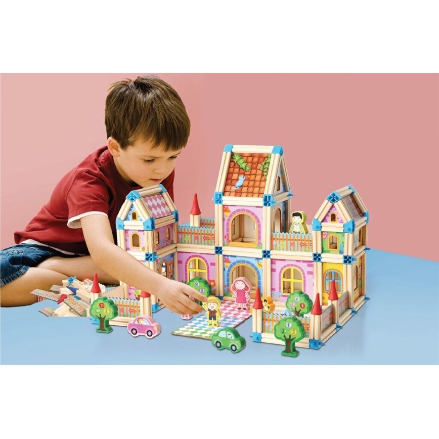 2Kids Toys - Set di costruzioni in legno: Castello
