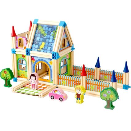 2Kids Toys - Set di costruzioni in legno: Castello
