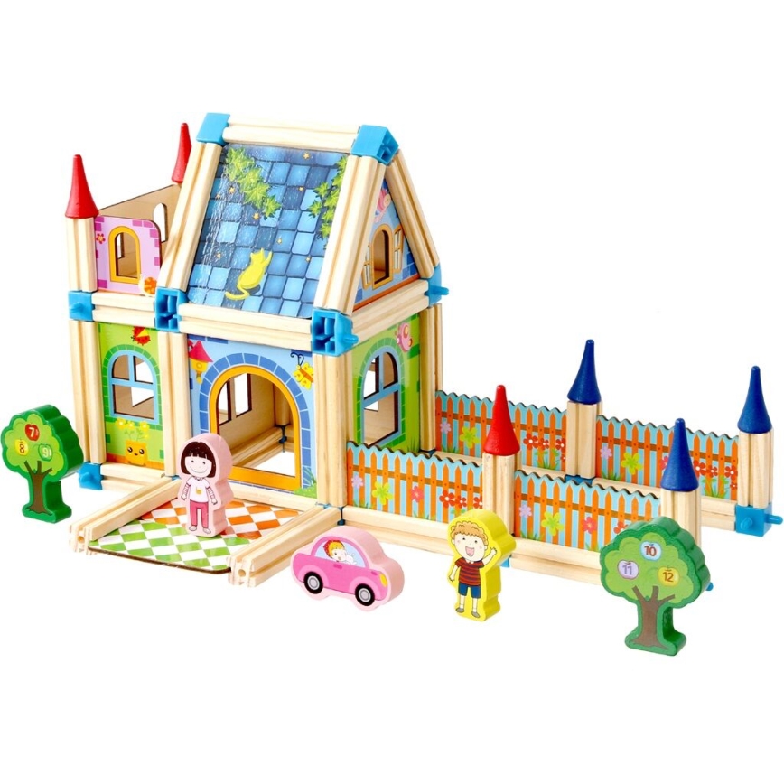 2Kids Toys - Set di costruzioni in legno: Castello