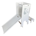 2Kids Toys - Torre didattica Gatto con scivolo e lavagna