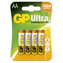 4 pz Batteria alcalina AA GP ULTRA 1,5V