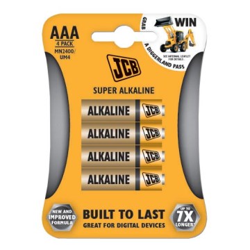 4 pz Batteria alcalina AAA 1,5V