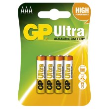 4 pz Batteria alcalina AAA GP ULTRA 1,5V