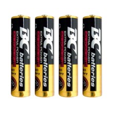 4 pz Batteria alcalina EXTRA POWER AAA 1,5V