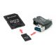 4in1 MicroSDHC 16GB + adattatore SD + lettore MicroSD + adattatore OTG