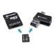 4in1 MicroSDHC 32GB + Adattatore SD + Lettore schede MicroSD + Adattatore OTG