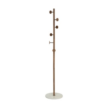 5five - Appendiabiti a piantana PERY 175x36,5 cm marrone/bianco