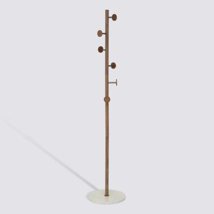 5five - Appendiabiti a piantana PERY 175x36,5 cm marrone/bianco