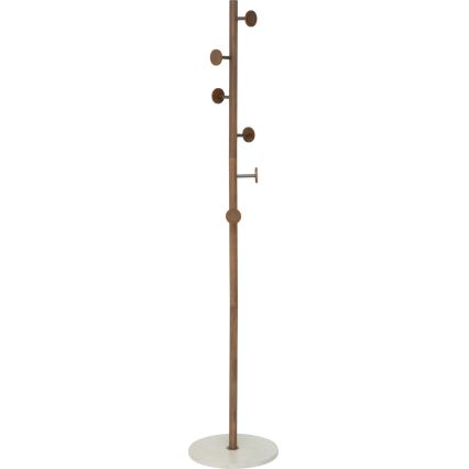 5five - Appendiabiti a piantana PERY 175x36,5 cm marrone/bianco