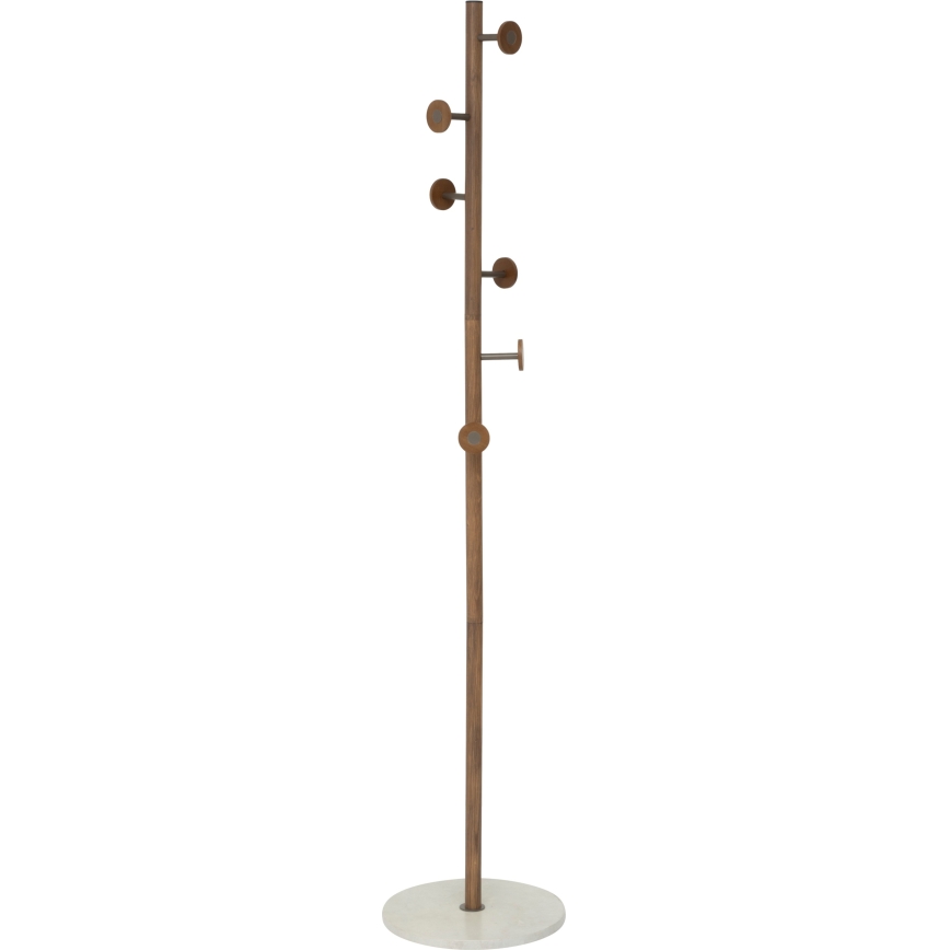 5five - Appendiabiti a piantana PERY 175x36,5 cm marrone/bianco