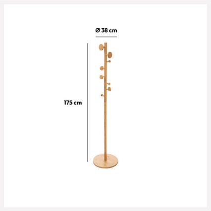5five - Appendiabiti a piantana PERY 175x38 cm marrone