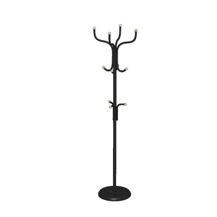 5five - Appendiabiti da terra RAFU 178x43 cm nero