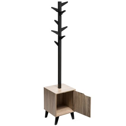 5five - Appendiabiti da terra RAME 169x35 cm nero/marrone
