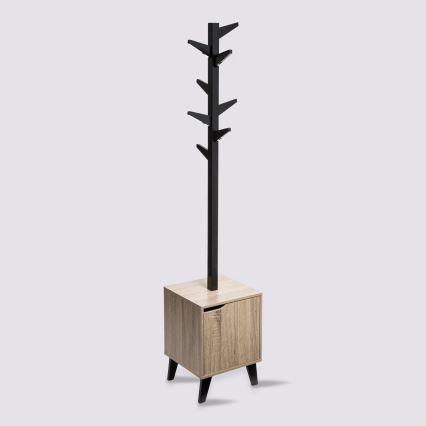5five - Appendiabiti da terra RAME 169x35 cm nero/marrone