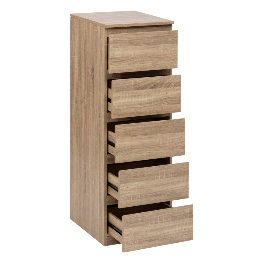 5five - Cassettiera HEIM 40x118x48 cm marrone
