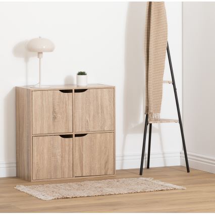 5five - Cassettiera TIDY 68x68x32 cm marrone