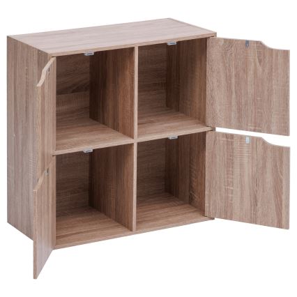 5five - Cassettiera TIDY 68x68x32 cm marrone