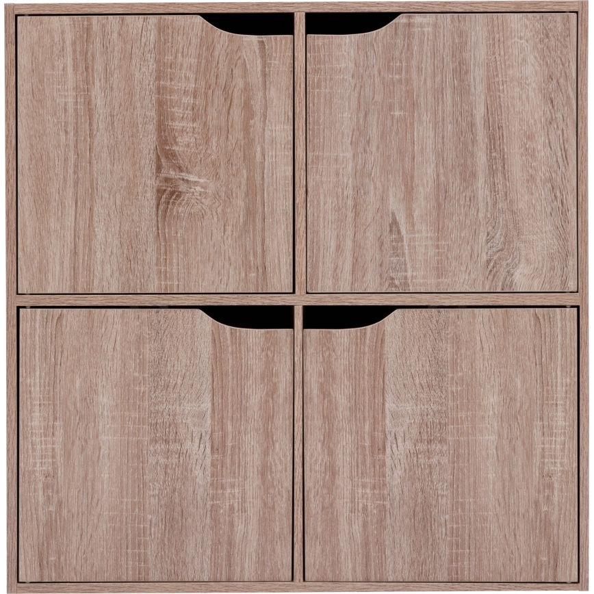 5five - Cassettiera TIDY 68x68x32 cm marrone